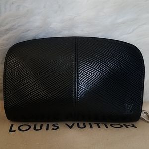 Louis Vuitton Demi Lune Epi Clutch Wallet